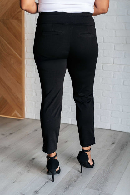 Magic Ankle Crop Skinny Pants in Black - Driftwood Boutique