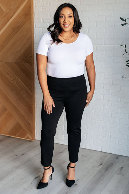 Magic Ankle Crop Skinny Pants in Black - Driftwood Boutique