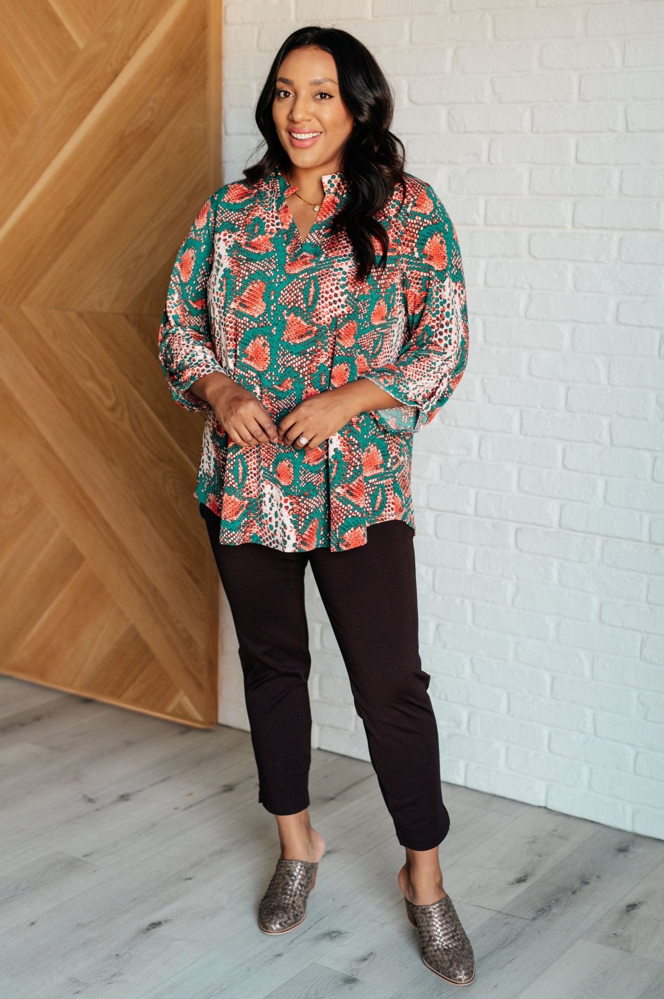 Magic Ankle Crop Skinny Pants in Chocolate - Driftwood Boutique