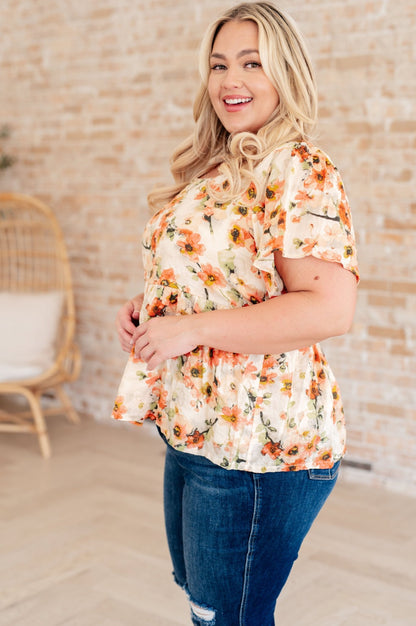 Magic Dance Square Neck Floral Blouse - Driftwood Boutique