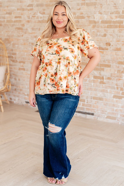 Magic Dance Square Neck Floral Blouse - Driftwood Boutique