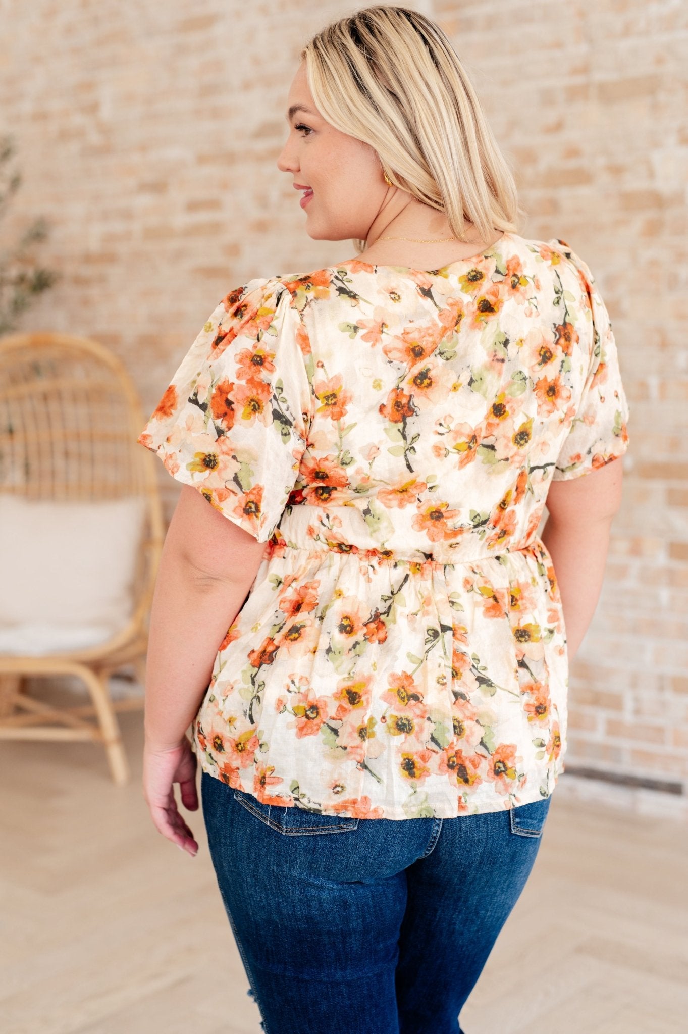 Magic Dance Square Neck Floral Blouse - Driftwood Boutique