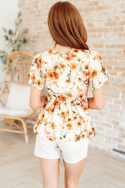 Magic Dance Square Neck Floral Blouse - Driftwood Boutique