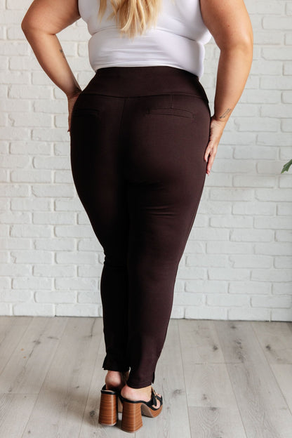 Magic Skinny 28" Pants in Chocolate - Driftwood Boutique