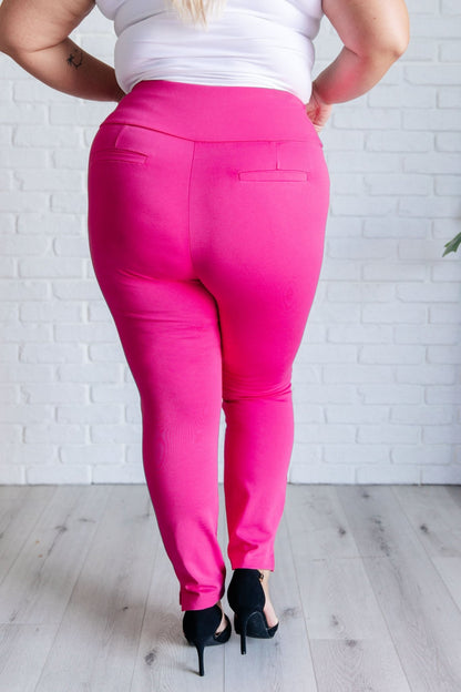 Magic Skinny 28" Pants in Hot Pink - Driftwood Boutique