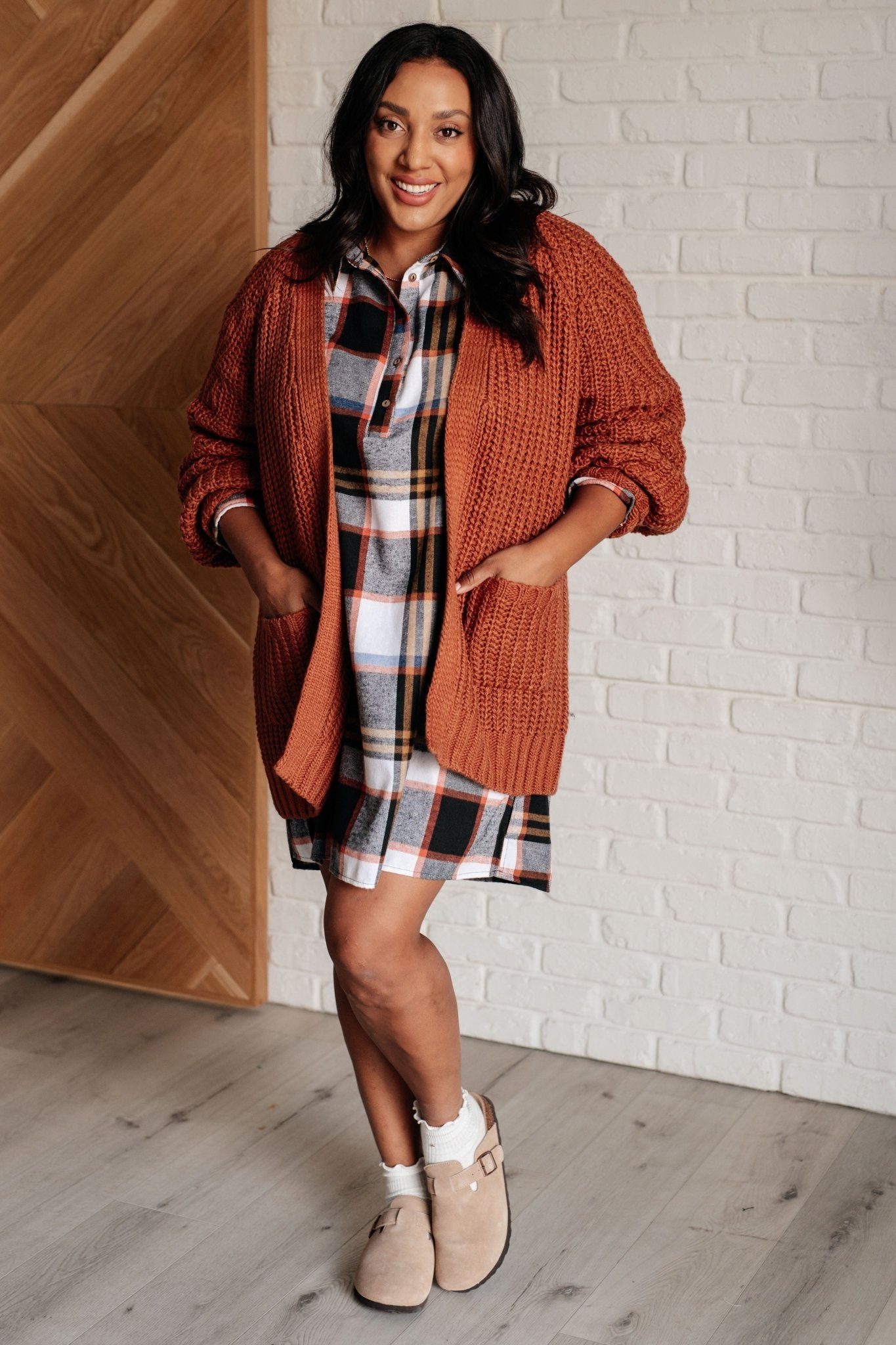 Make it Right Plaid Shirt Dress - Driftwood Boutique