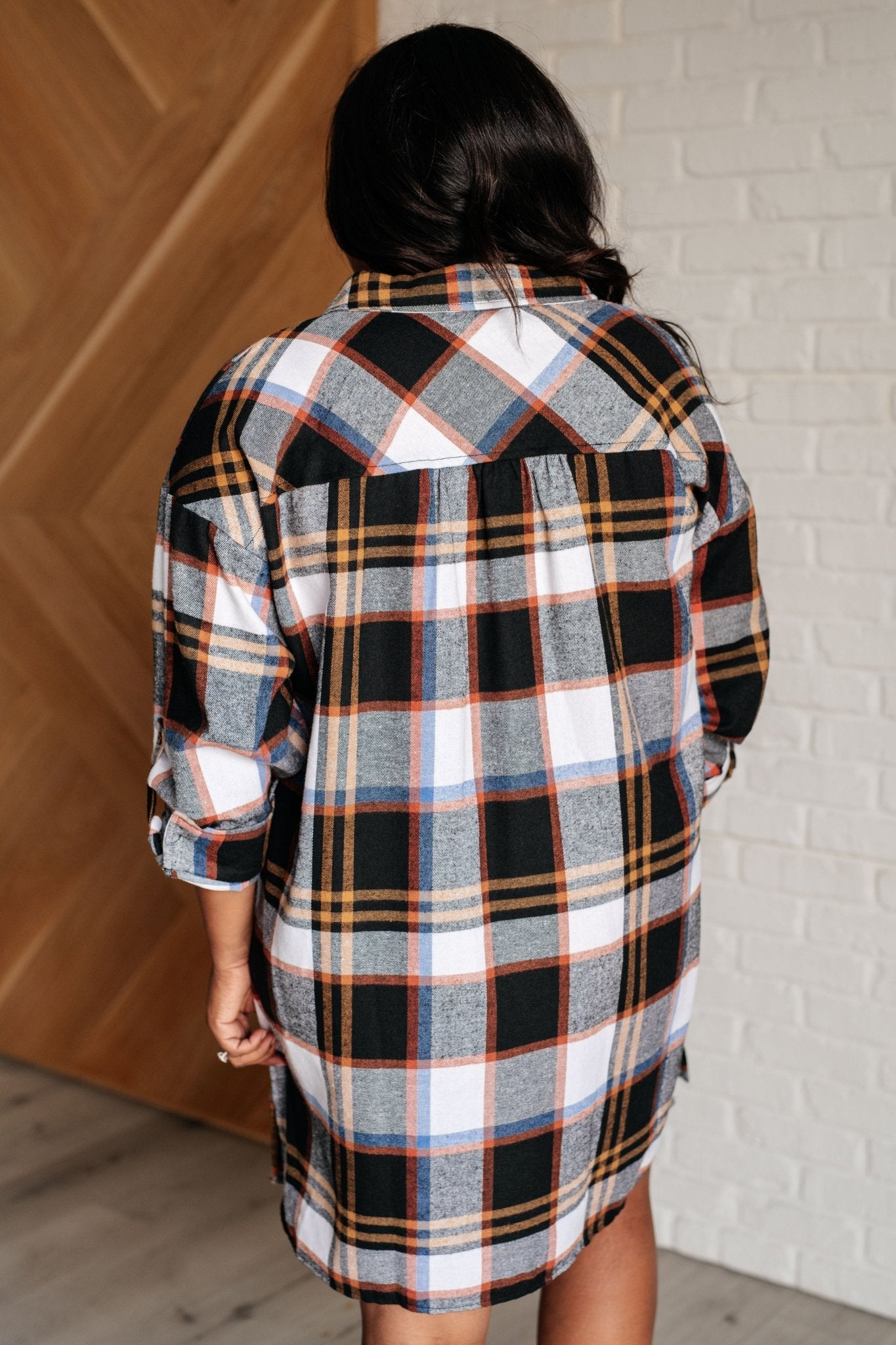 Make it Right Plaid Shirt Dress - Driftwood Boutique