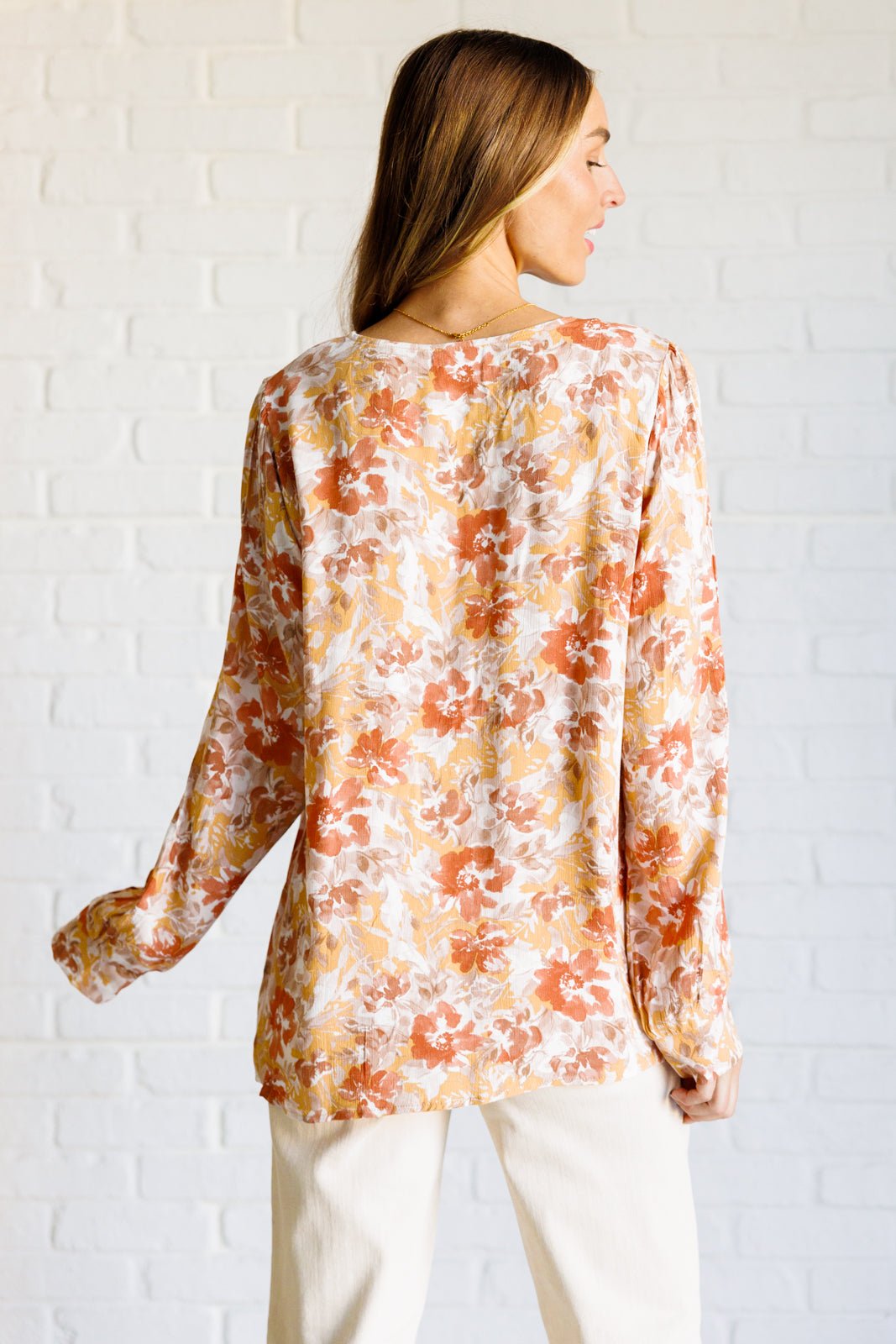 Marigold Dreams Floral Blouse - Driftwood Boutique
