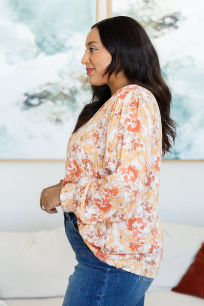 Marigold Dreams Floral Blouse - Driftwood Boutique