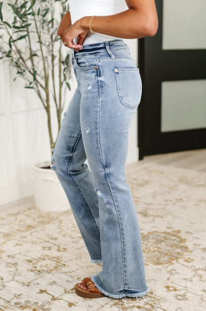 Marlena High Rise Shield Pocket Flare Jeans - Driftwood Boutique