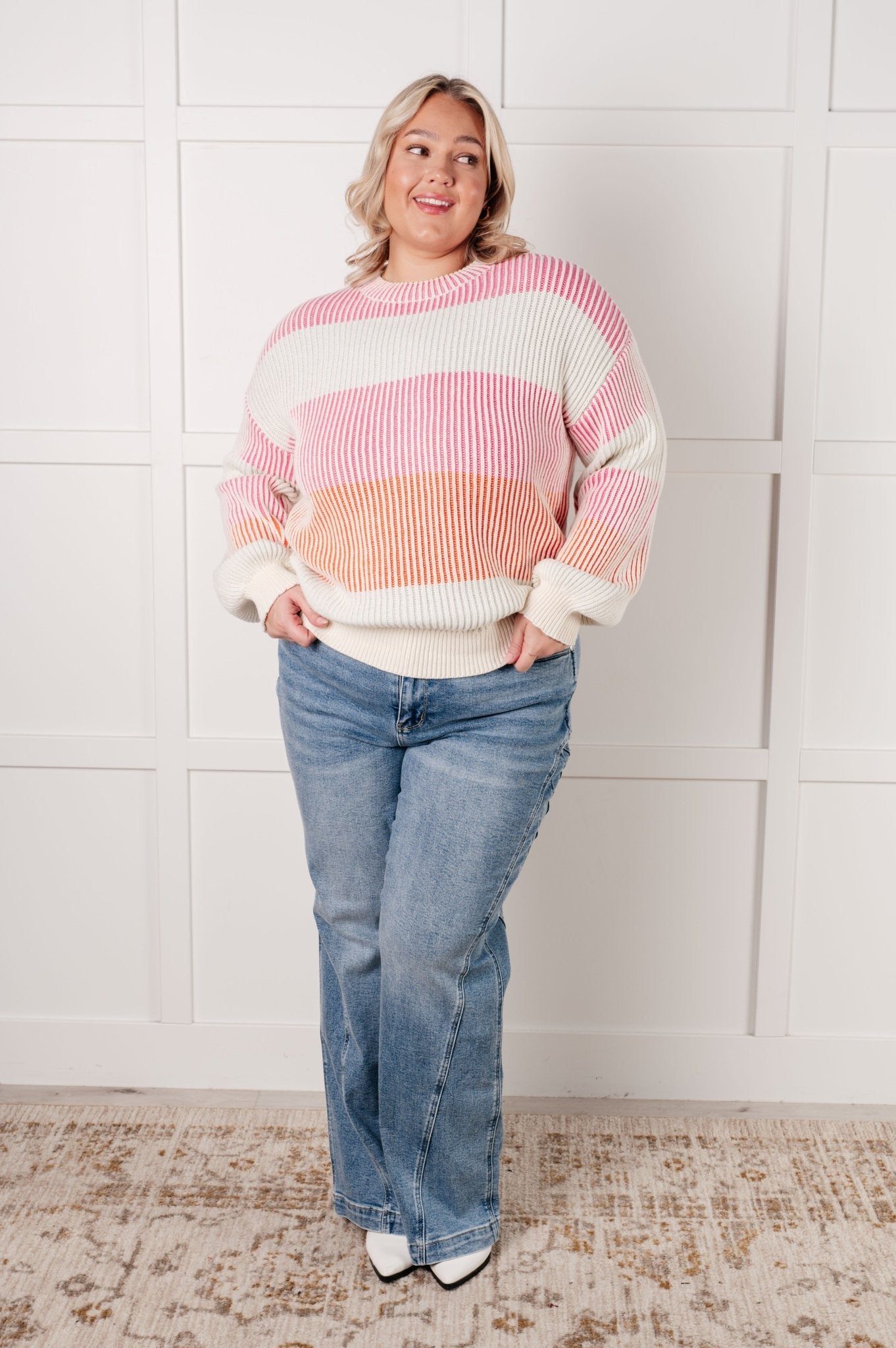 Matchmaker Striped Ribbed Top - Driftwood Boutique
