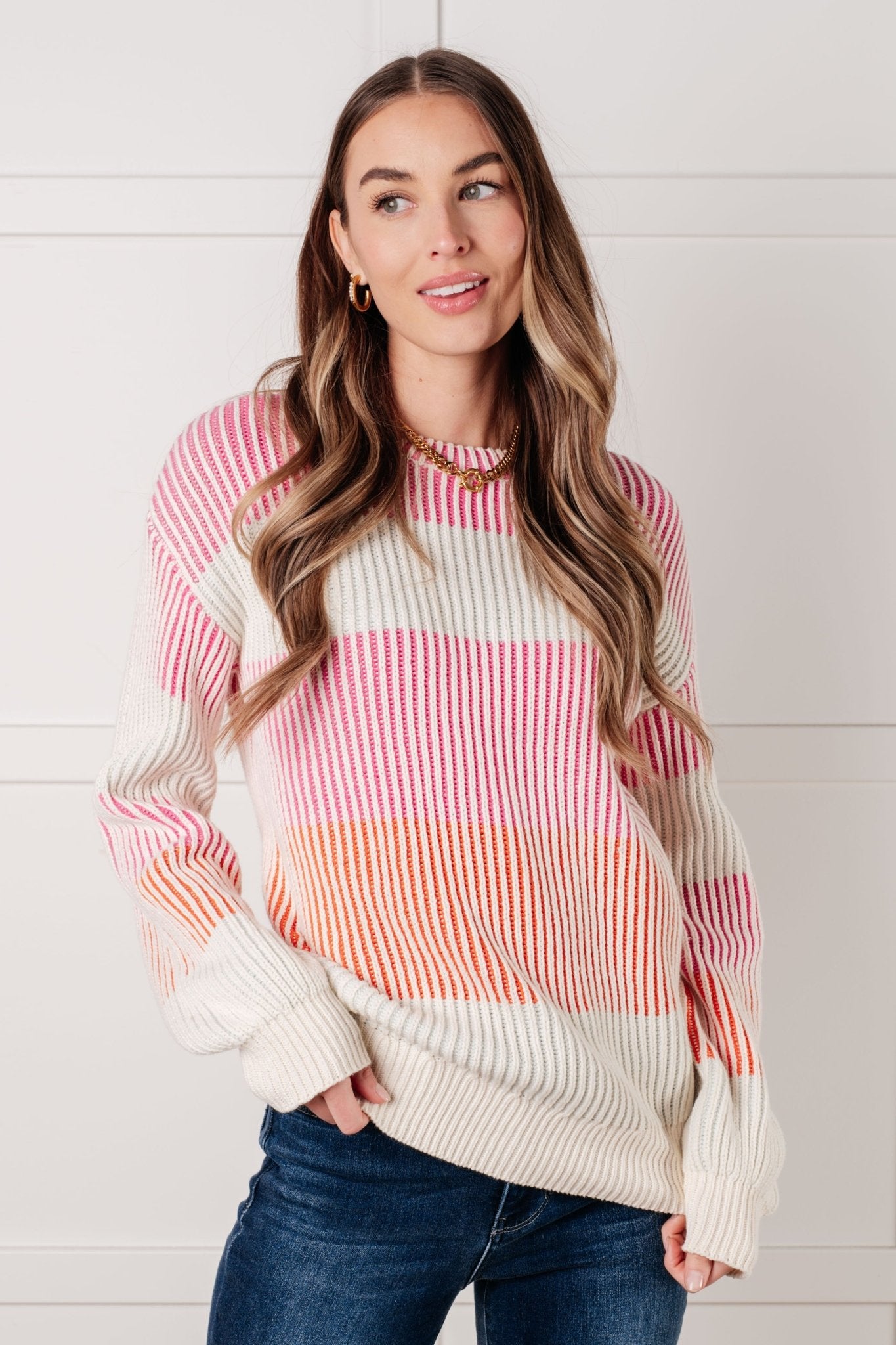 Matchmaker Striped Ribbed Top - Driftwood Boutique