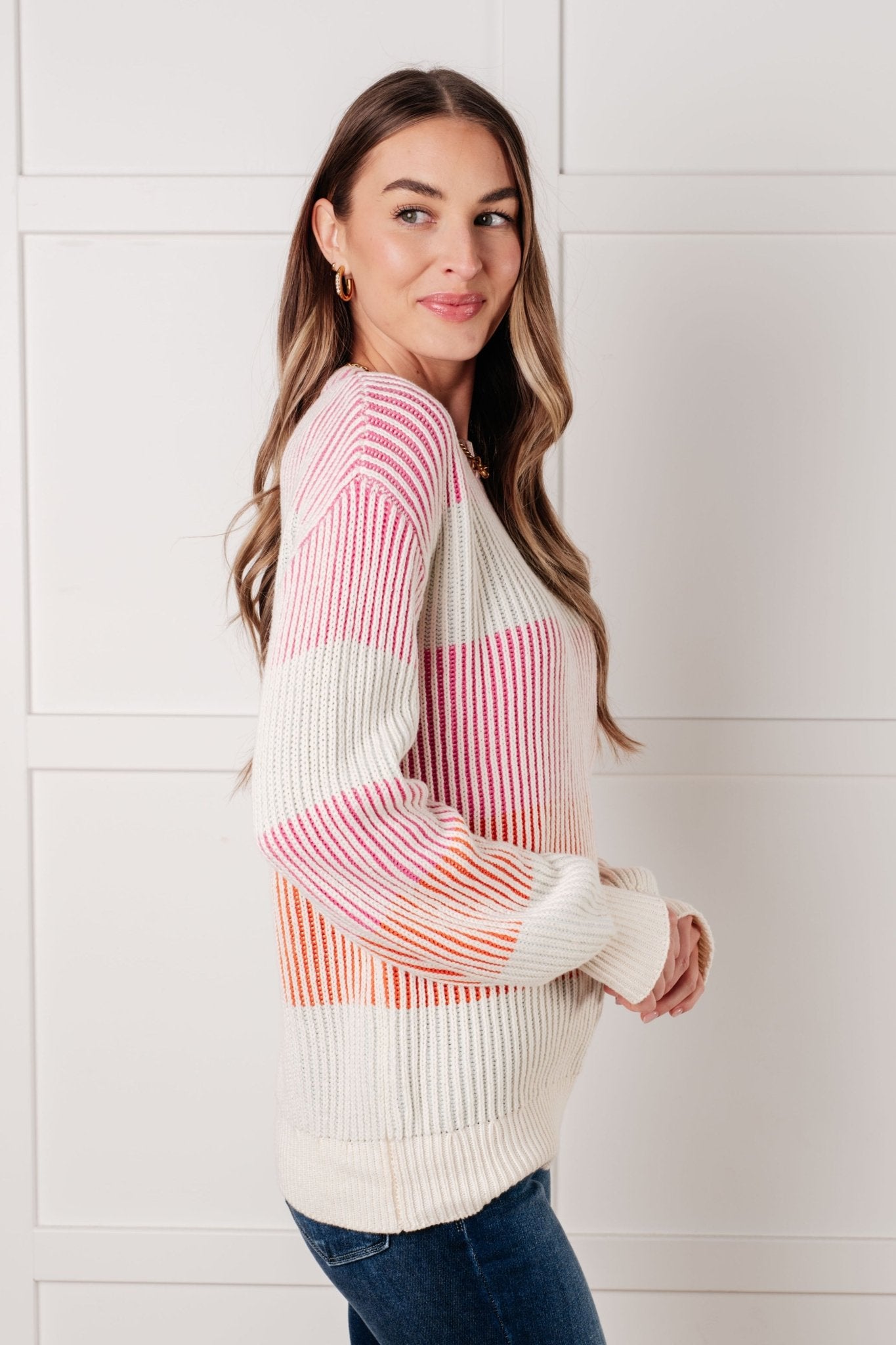 Matchmaker Striped Ribbed Top - Driftwood Boutique