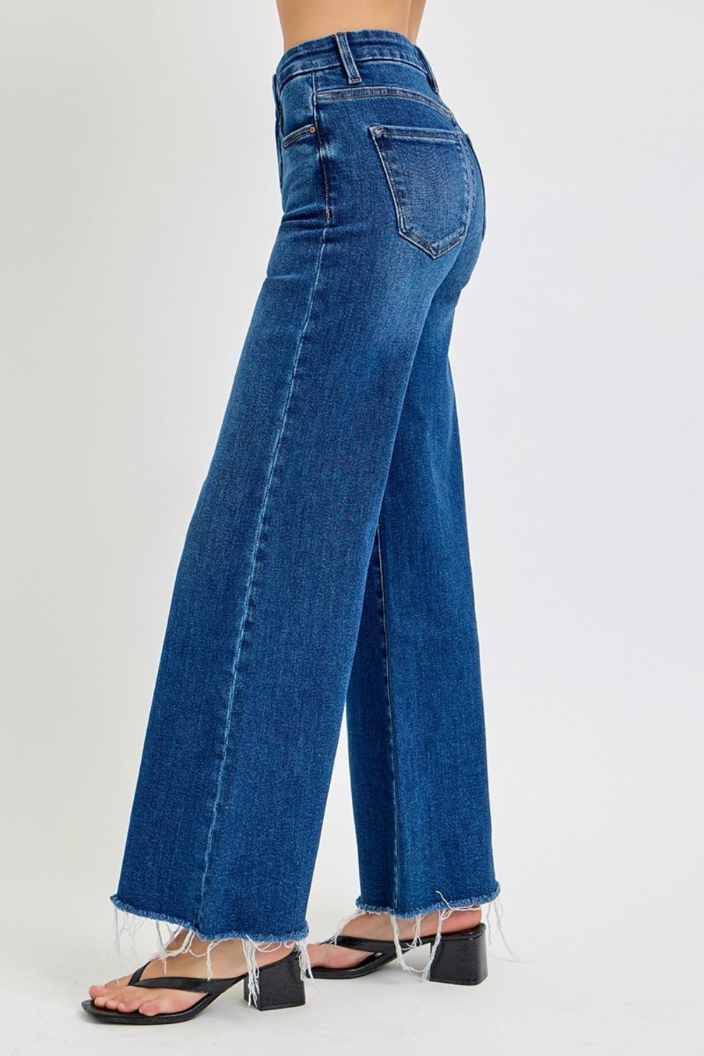 Maura High Rise Tummy Control Wide Leg Jeans - Driftwood Boutique