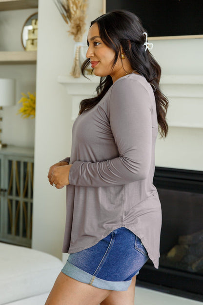 Me Time Long Sleeve Top - Driftwood Boutique