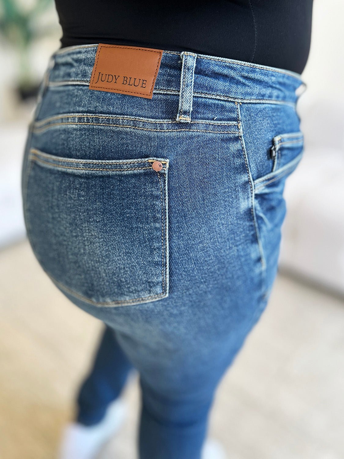 Monty High Rise Patch Pocket Skinny Jeans - Driftwood Boutique