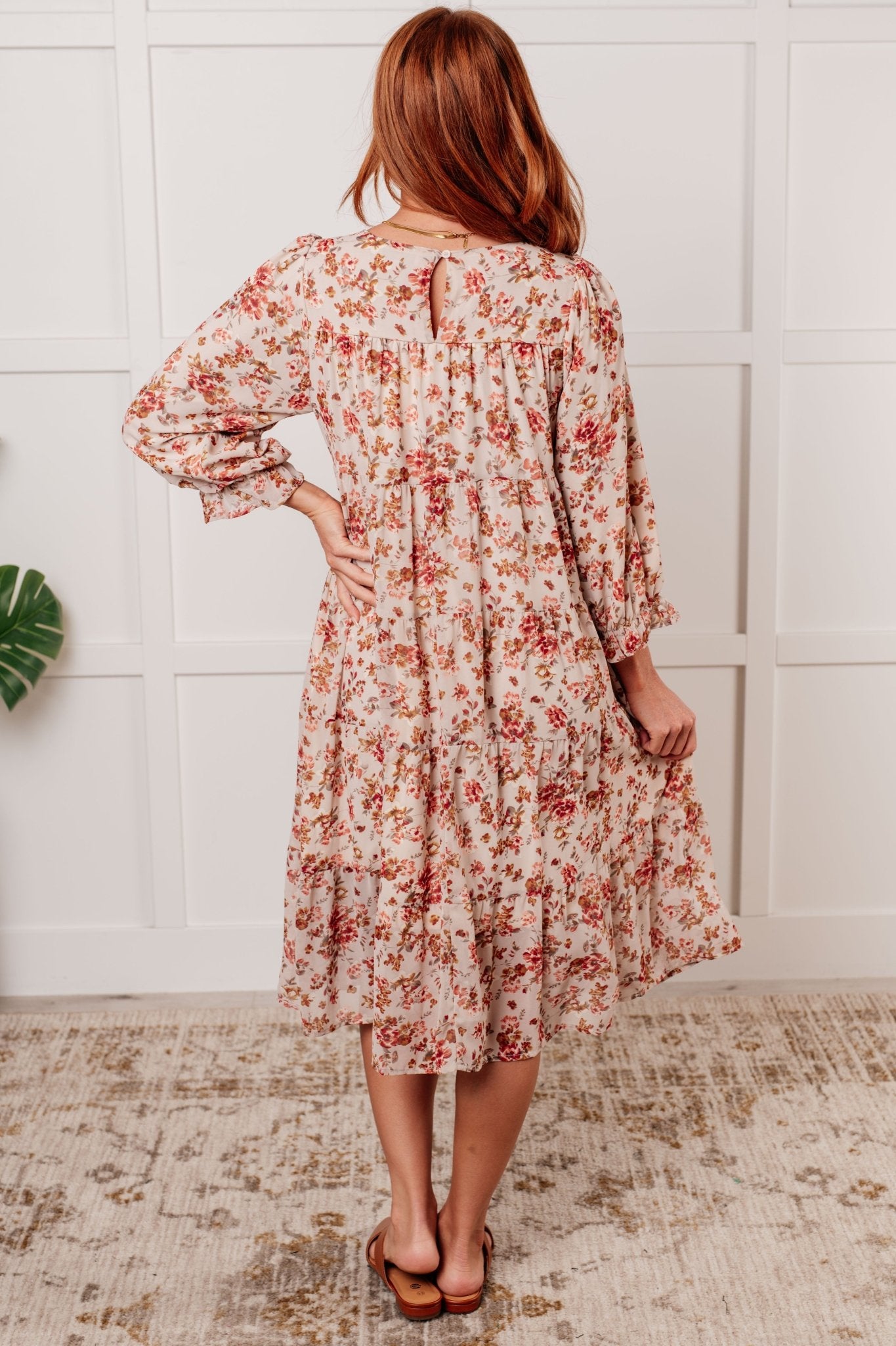 Next to You Balloon Sleeve Floral Dress - Driftwood Boutique