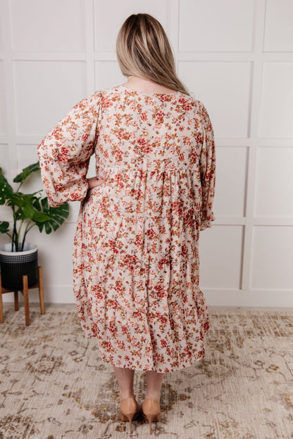 Next to You Balloon Sleeve Floral Dress - Driftwood Boutique