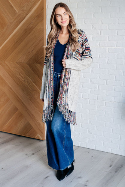 Oh So Lucky Fringe Cardigan - Driftwood Boutique