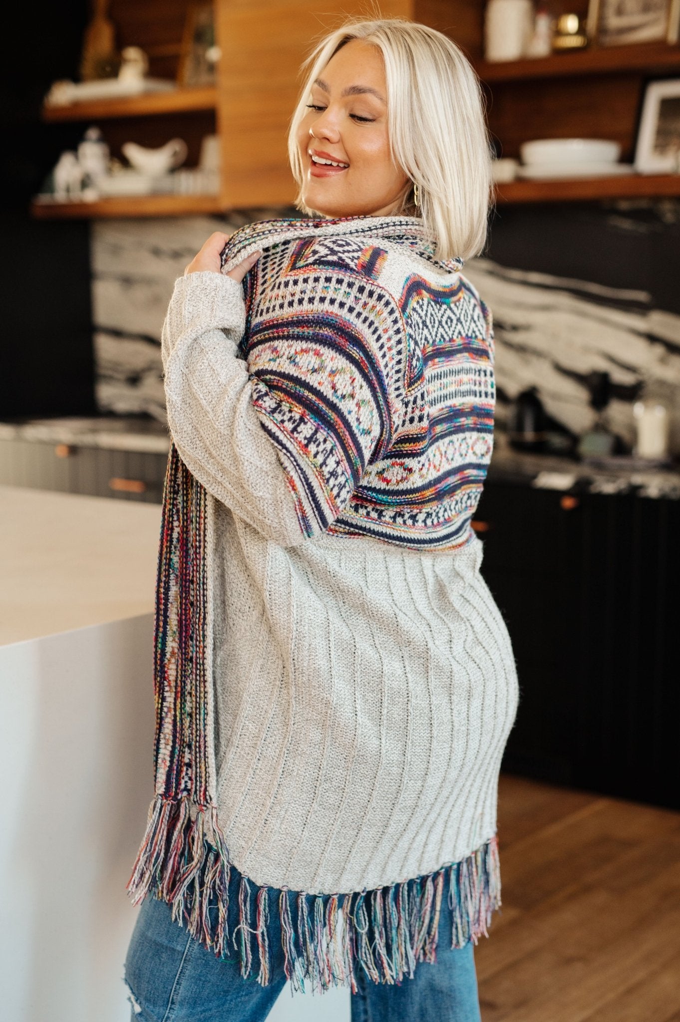 Oh So Lucky Fringe Cardigan - Driftwood Boutique