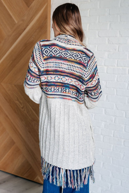Oh So Lucky Fringe Cardigan - Driftwood Boutique