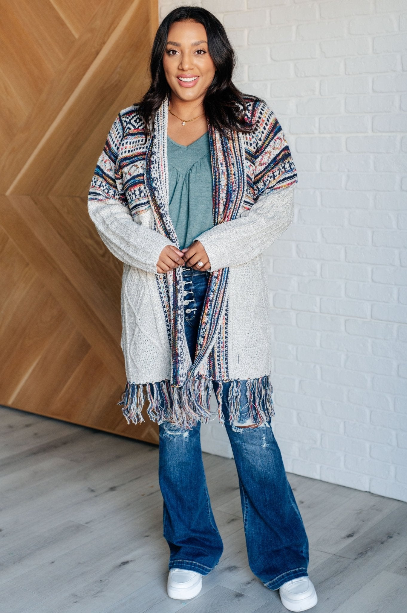 Oh So Lucky Fringe Cardigan - Driftwood Boutique
