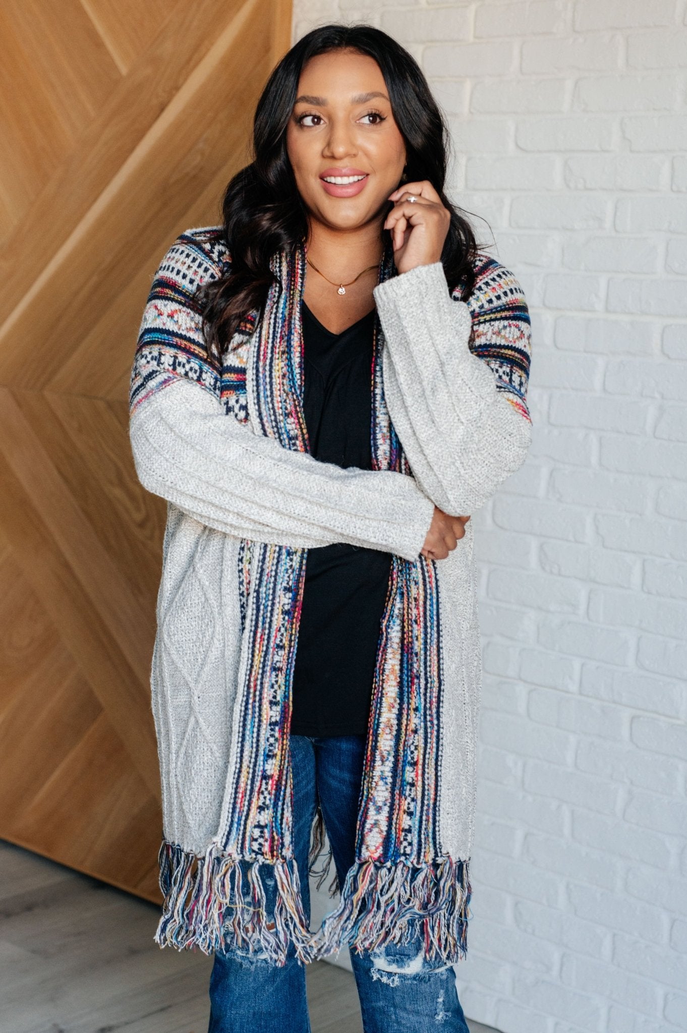 Oh So Lucky Fringe Cardigan - Driftwood Boutique