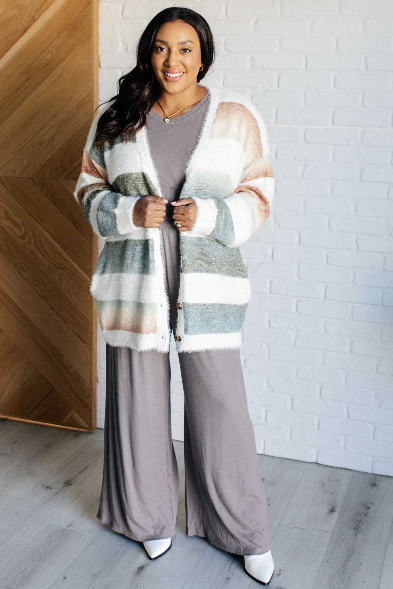 Ombre Feelings Striped Cardigan - Driftwood Boutique