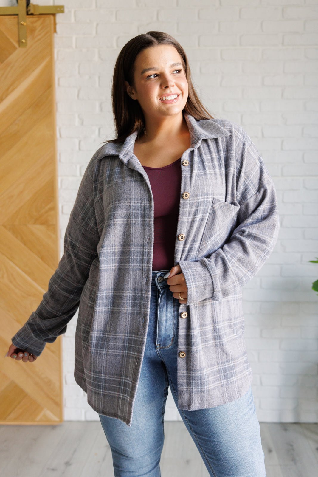 Out of the Way Plaid Button Up - Driftwood Boutique