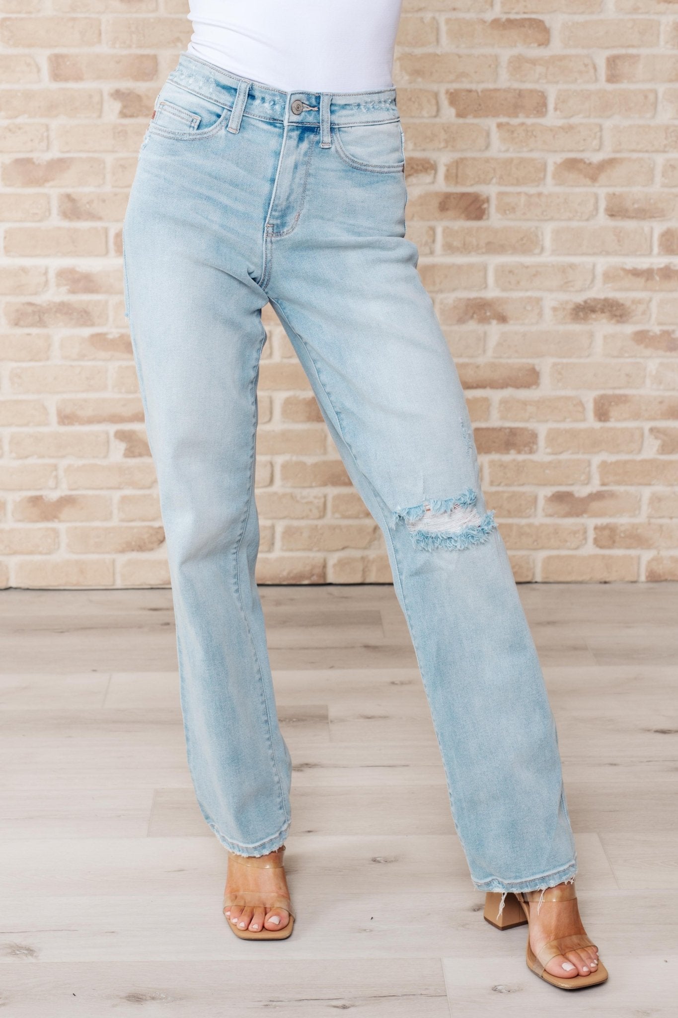 Parker High Rise 90's Straight Jeans - Driftwood Boutique