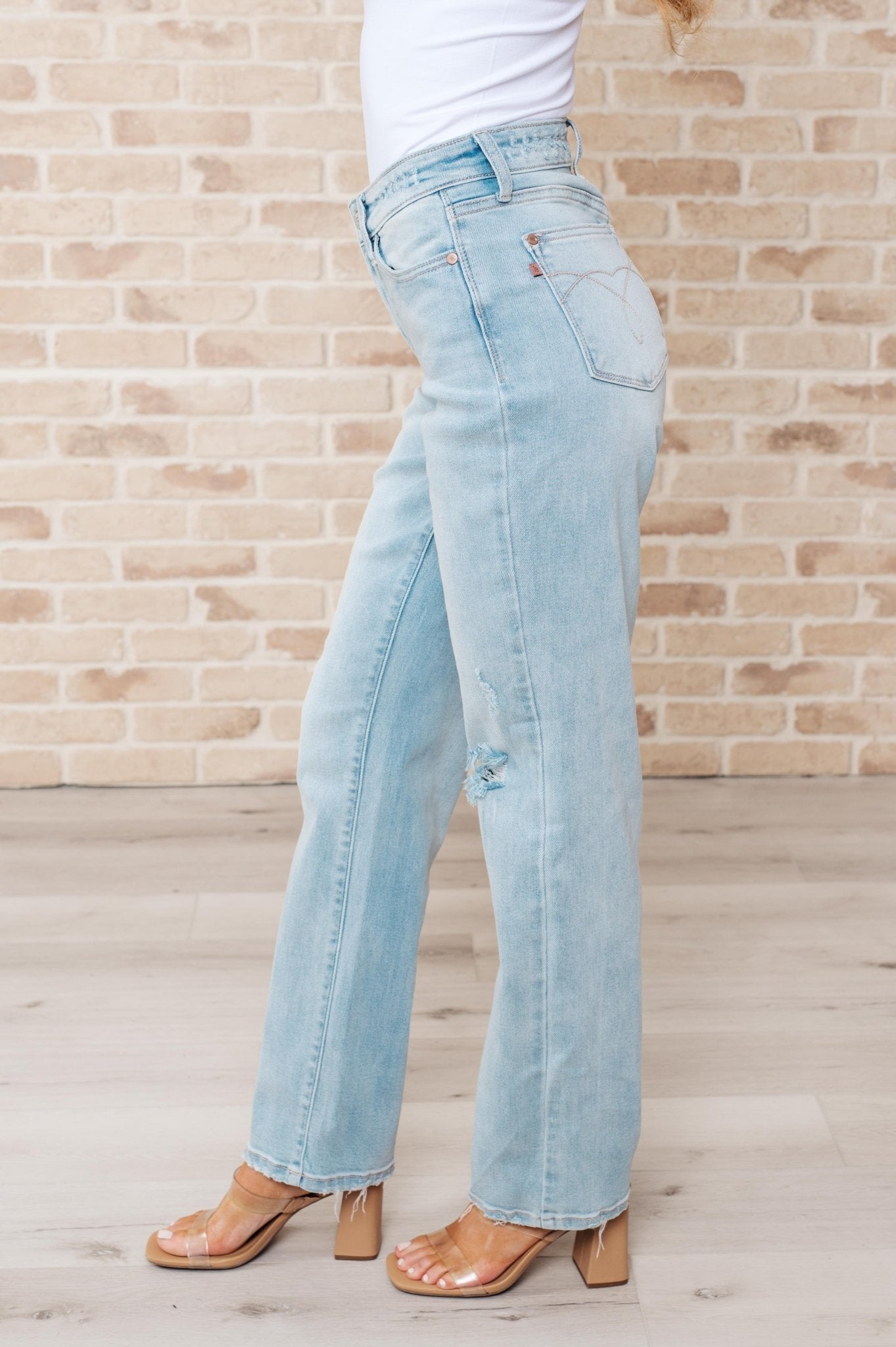 Parker High Rise 90's Straight Jeans - Driftwood Boutique
