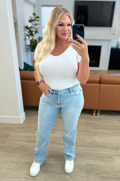 Parker High Rise 90's Straight Jeans - Driftwood Boutique