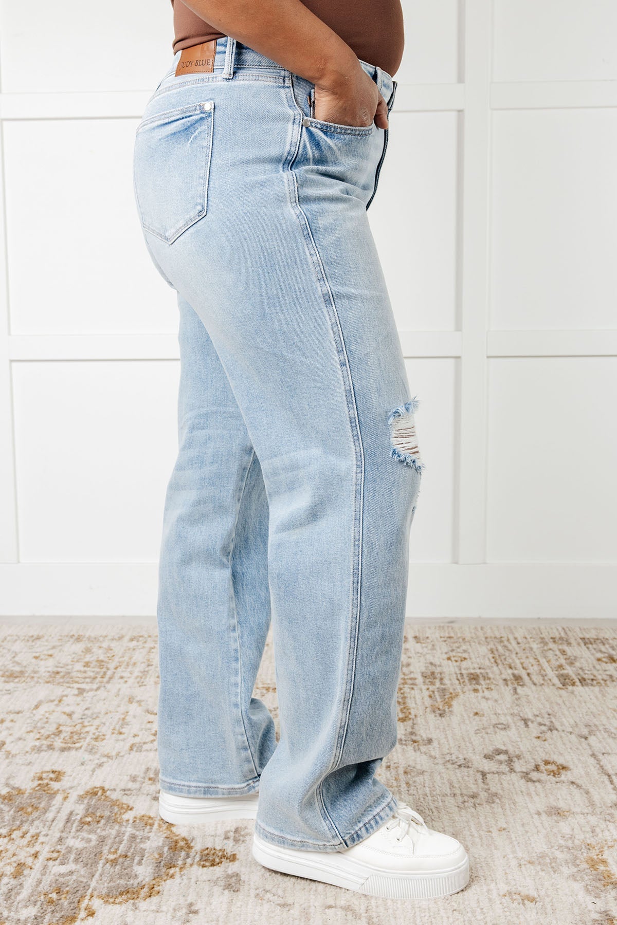Patricia High Rise Rigid Magic 90's Straight Jeans - Driftwood Boutique