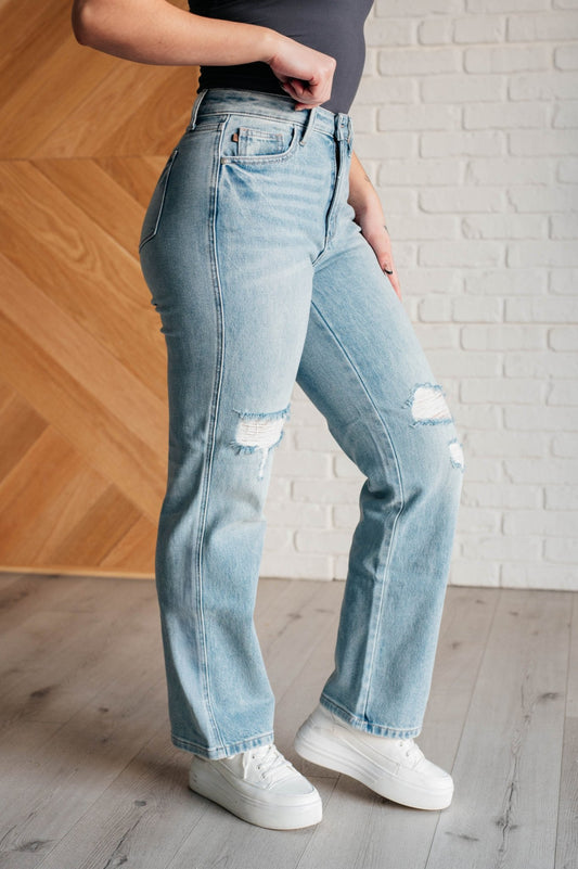 Patricia High Rise Rigid Magic 90's Straight Jeans - Driftwood Boutique