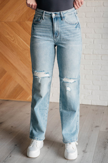 Patricia High Rise Rigid Magic 90's Straight Jeans - Driftwood Boutique