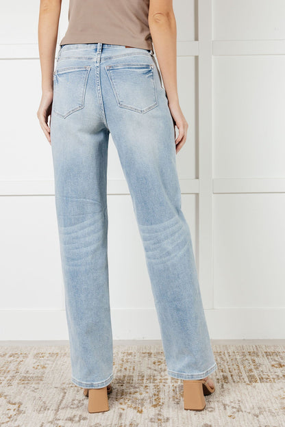 Patricia High Rise Rigid Magic 90's Straight Jeans - Driftwood Boutique