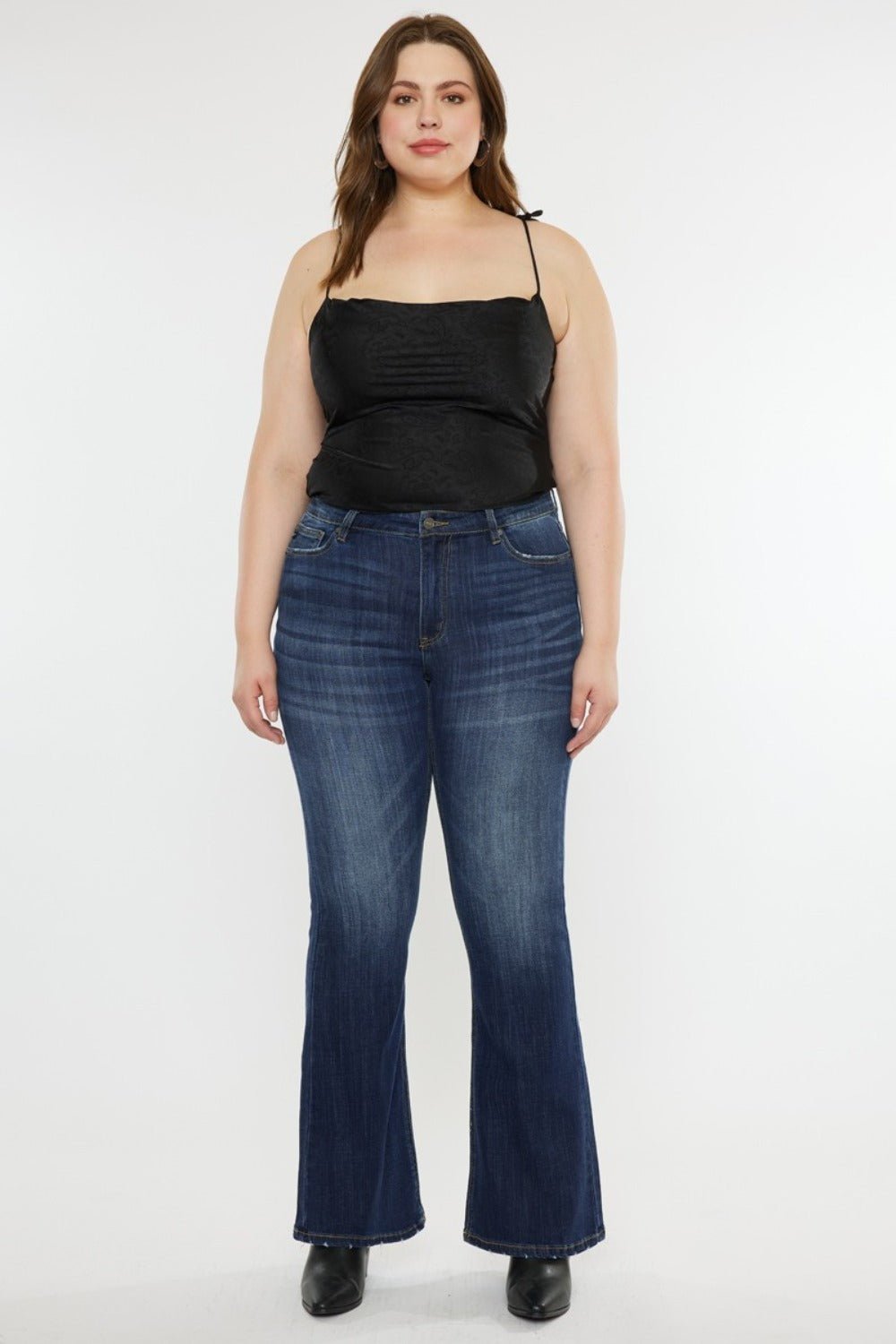 Phoenix Mid Rise Classic Slim Flare Jeans - Driftwood Boutique