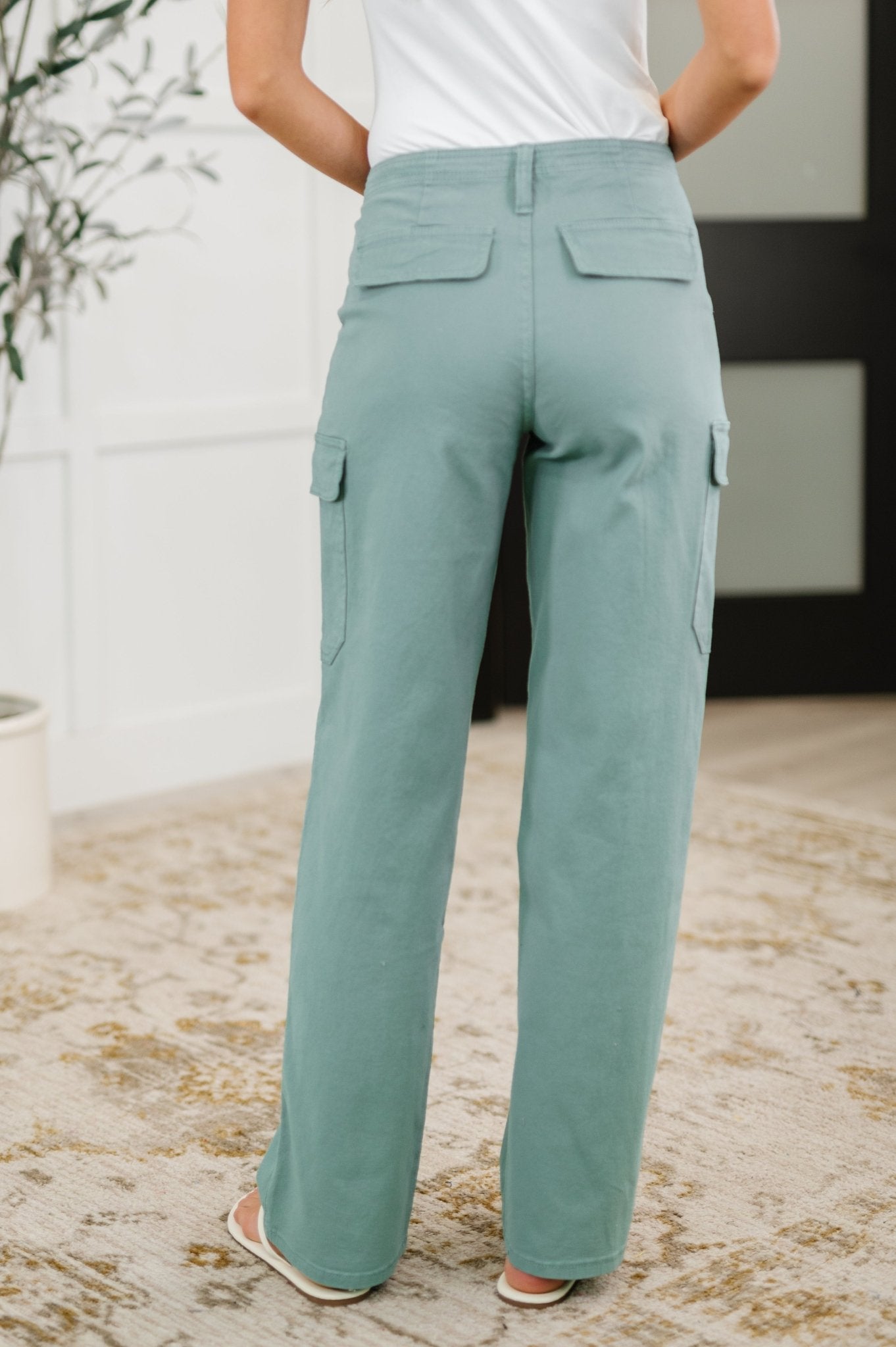 Pocket the Attitude Cargo Bottoms - Driftwood Boutique