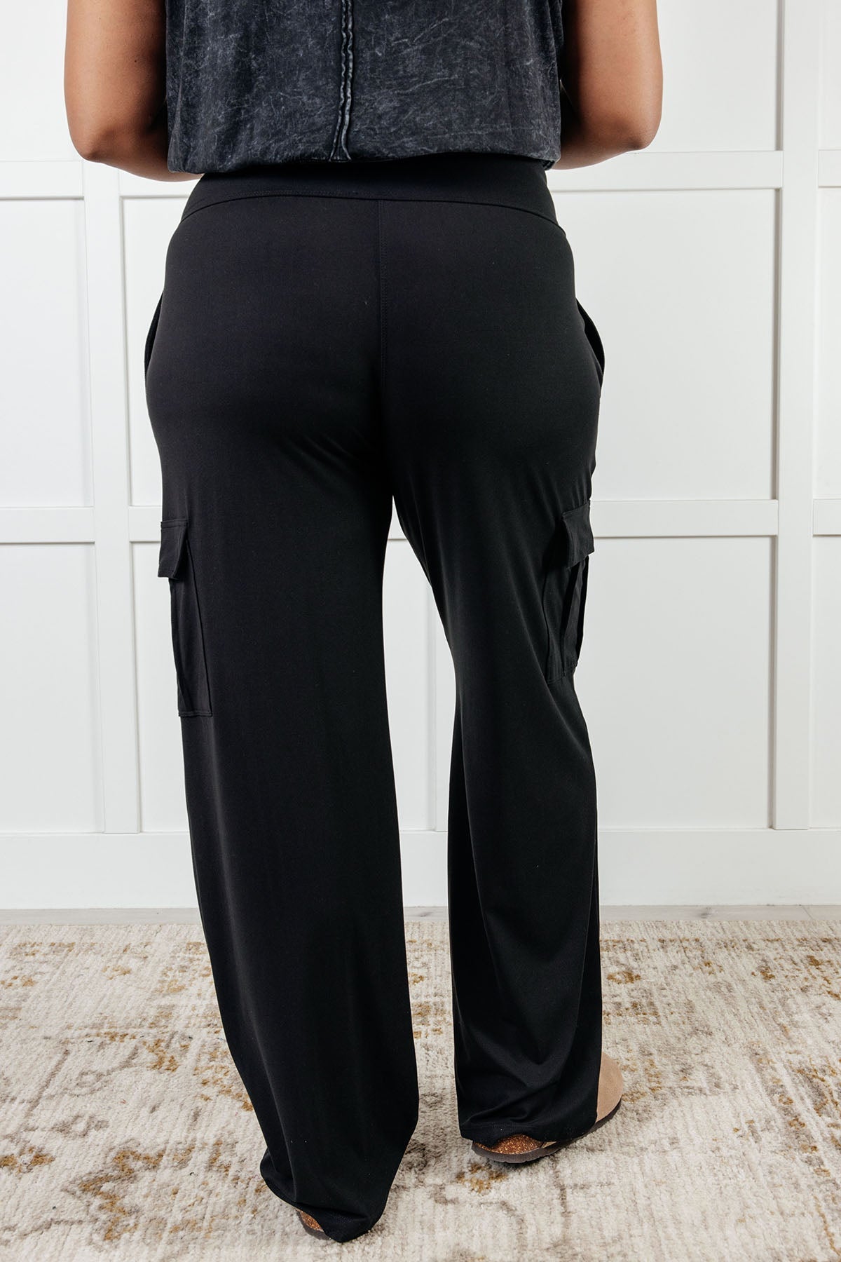 Race to Relax Cargo Pants in Black - Driftwood Boutique