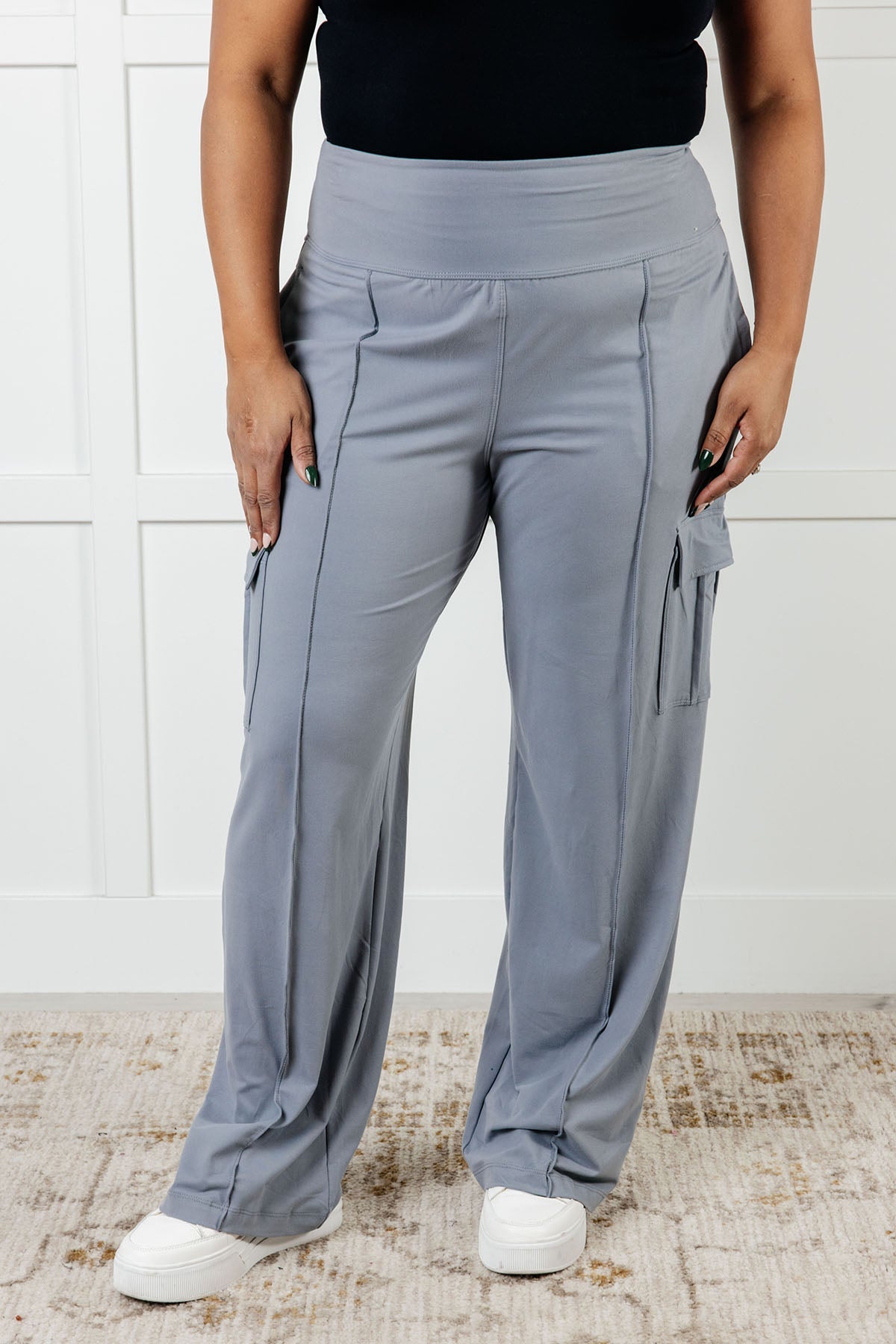 Race to Relax Cargo Pants in Rhino Grey - Driftwood Boutique