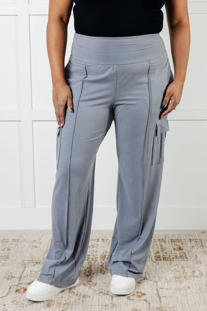 Race to Relax Cargo Pants in Rhino Grey - Driftwood Boutique