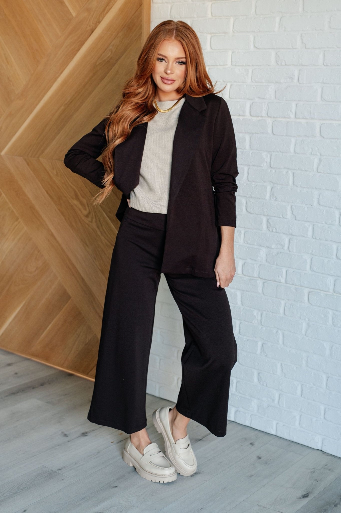 Relaxing Away Dolman Sleeve Knit Top in Taupe - Driftwood Boutique