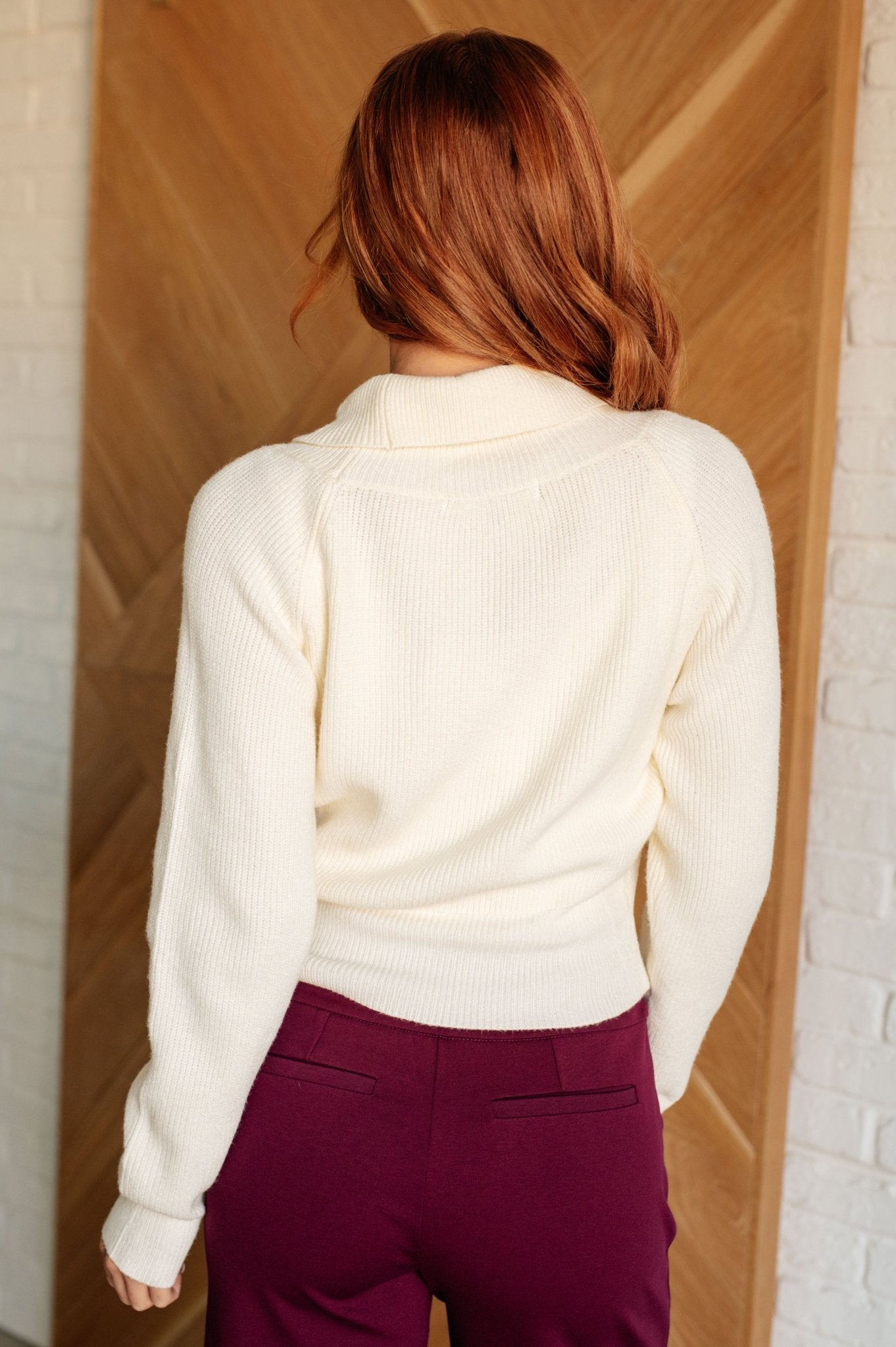 Requisite Request Surplice Crop Sweater - Driftwood Boutique