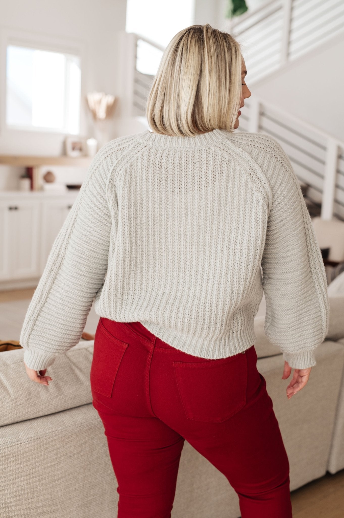 Roll on By Balloon Sleeve Sweater - Driftwood Boutique