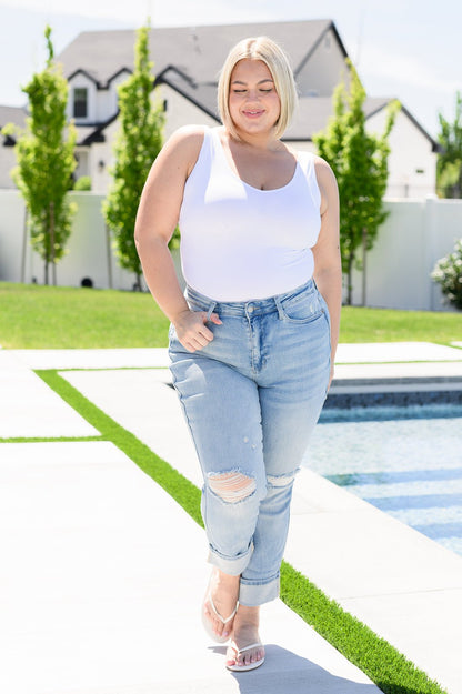 Sam Mid Rise Star Pocket Boyfriend Jeans - Driftwood Boutique