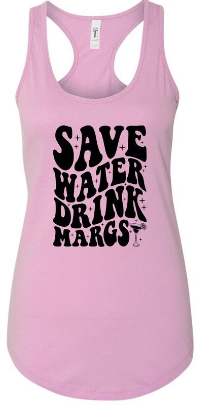 Save Water Drink Margs Summer Graphic Tank - Driftwood Boutique