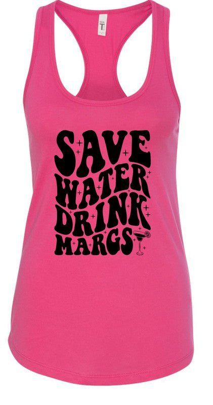 Save Water Drink Margs Summer Graphic Tank - Driftwood Boutique