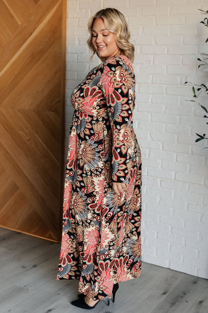 Send it Over Faux Wrap Maxi Dress - Driftwood Boutique