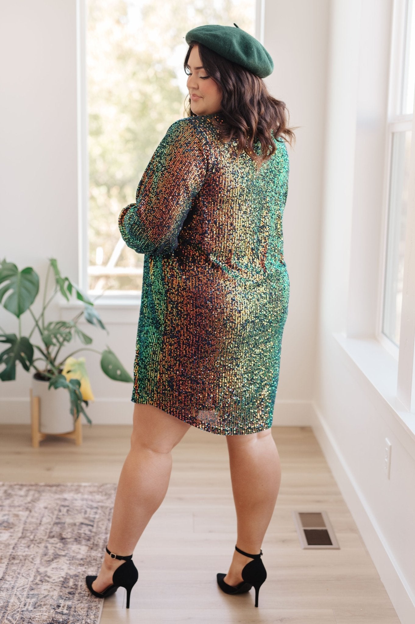 Shimmering Splendor Sequin Shirt Dress - Driftwood Boutique