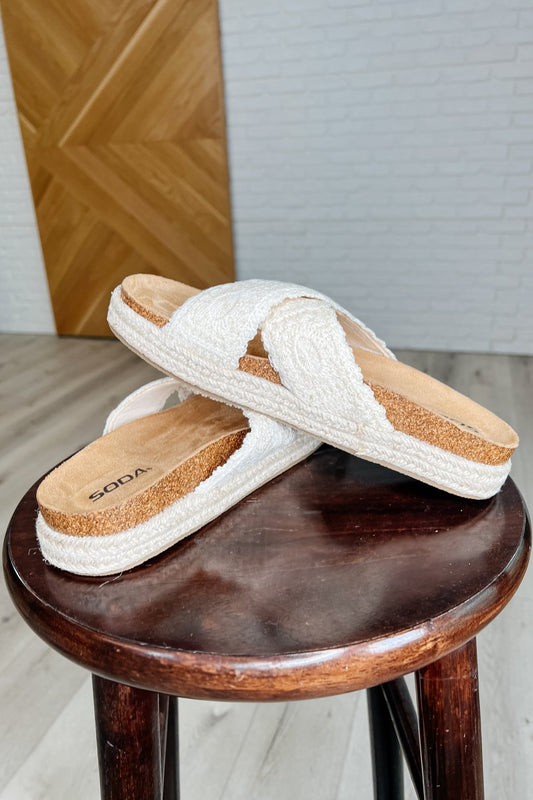 Shoreline Stride Sandals in Sadina Beige - Driftwood Boutique